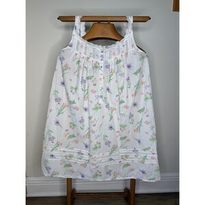 Eileen West Floral Sleeveless Nightgown